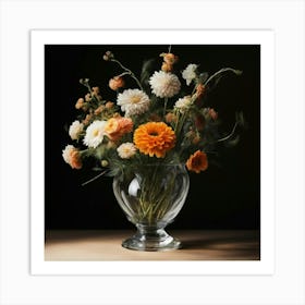 Flowers In A Vase 11 Art Print