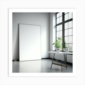 Blank Wall Art Print