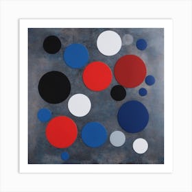 BB Borsa Paint Circles Art Print