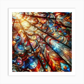 Stained Glass Art Art Print