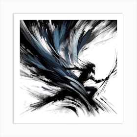 Black And White Painting Art Print