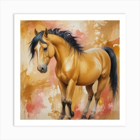 Horse Painting 1 Art Print