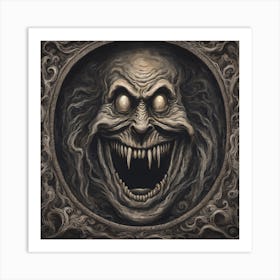 Demon Face Art Print