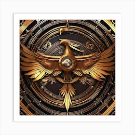 Golden Phoenix 10 Art Print