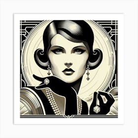 Deco Woman 23 Art Print