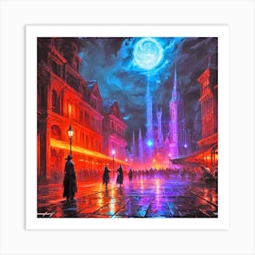 Night Of The Ghouls Art Print