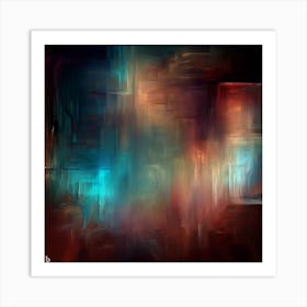 Abstract Painting 19 Art Print