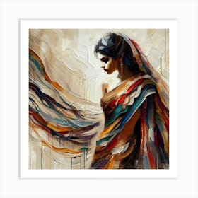 Sari Painting 1 Art Print