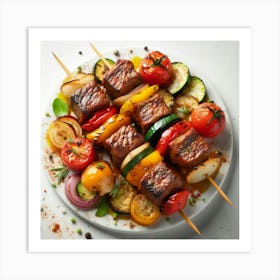 Grilled Delights Art Print