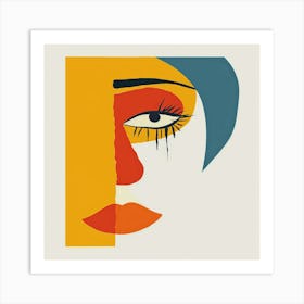 Face Of A Woman 41 Art Print