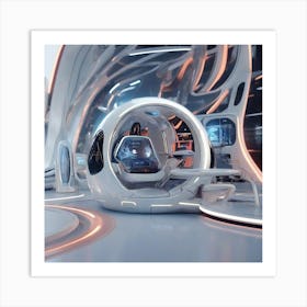 Futuristic Interior Art Print