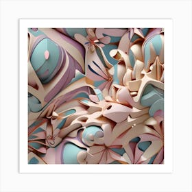 Abstract 3d Art Art Print