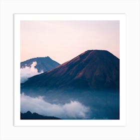 Sunrise Over Mount Batuan Art Print