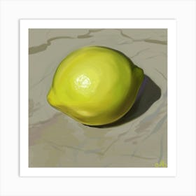 Lemon Art Print