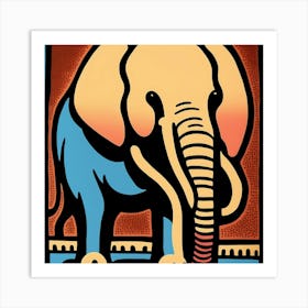 Elephant 01 Art Print