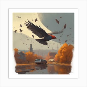 Bird In Flight 1 Art Print