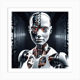 Robot Woman 30 Art Print