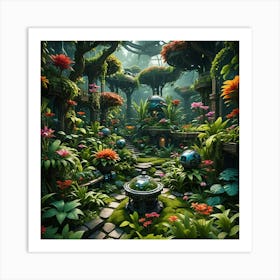 Fantasy Garden Art Print