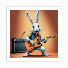 Bunny Rocker 10 Art Print