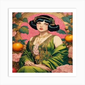 Lady Of The Garden Art Print