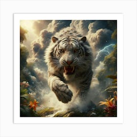 White Tiger 30 Art Print