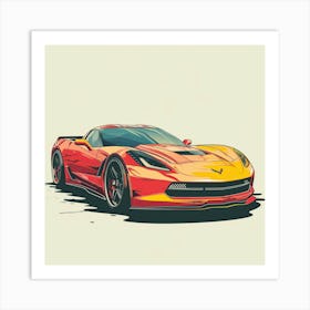 Chevrolet Corvette Art Print