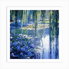 Water Lily Pond Art Print