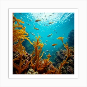 Coral Reef102 Art Print