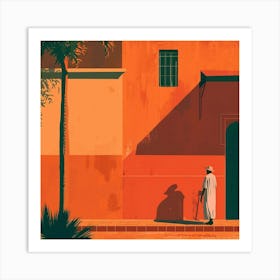 Morocco Street Scene Art Print