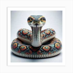 Snake Painting Art Print