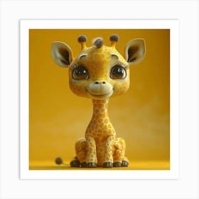 Giraffe 2 Art Print