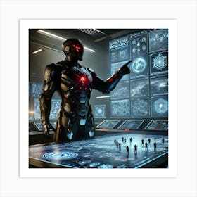 Commander Aric Dray Strategic Intelligence Art Print