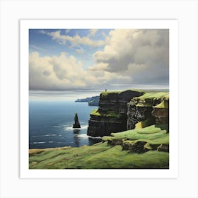 The Cliffs Of Moher Ireland Art Print 2 Art Print