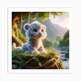 White Tiger 29 Art Print