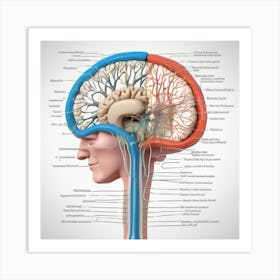 Brain Anatomy 9 Art Print