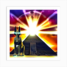 Illumination Of The Pyramid Art Print