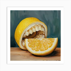 Lemon Teeth Art Print