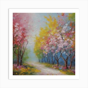 Cherry Blossoms 17 Art Print