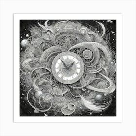 Clock 1 Art Print