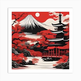 MT FUJI ARTSCAPE Art Print