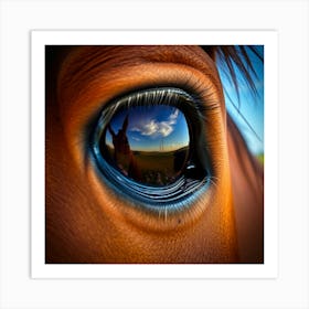 Horse'S Eye 5 Art Print