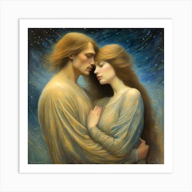 Lovers Art Print