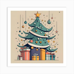 Christmas Tree 4 Art Print