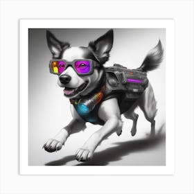 Sci Fi Dog Art Print