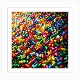 Colorful Sprinkles Art Print