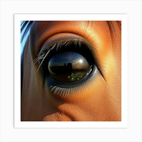 Horse'S Eye 7 Art Print