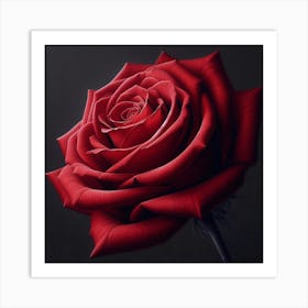 Red Rose 15 Art Print