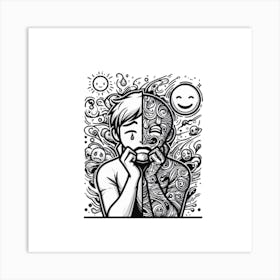 Man With A Smile Art Print