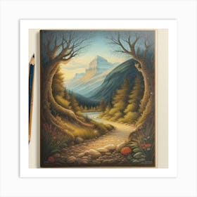 Mountain Road Art Print