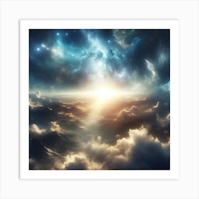 Heavenly Clouds Art Print